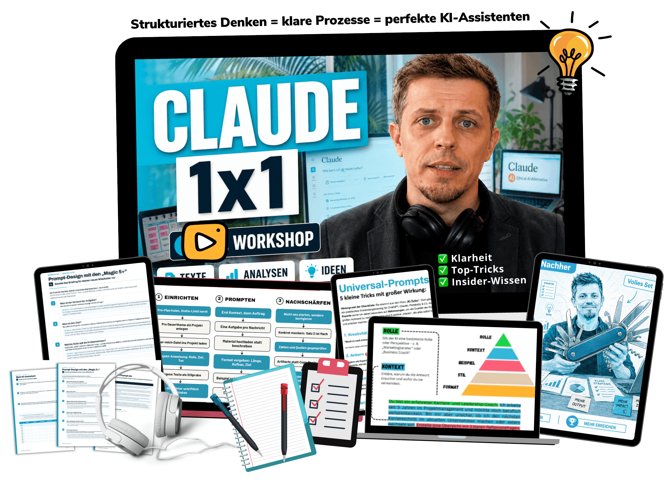 Das Claude 1x1 von KI-Tutur Experte Dr Krengel - Crashkurs onlinekurs training schulung seminar workshop